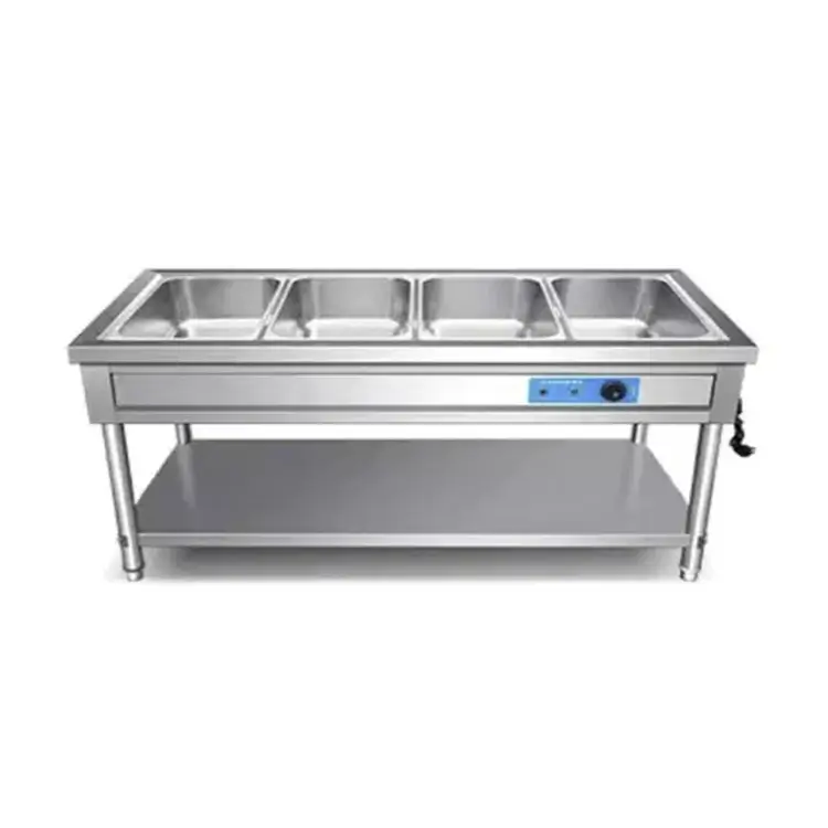Bain Marie 4 GN With Stand – Stainless Steel Heavy Duty