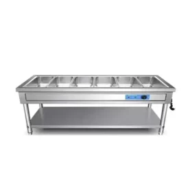 Bain Marie 6 GN With Stand – Stainless Steel