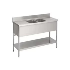 Double Bowl Sink Unit