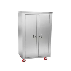 Double Upright Cabinet – Stainless Steel