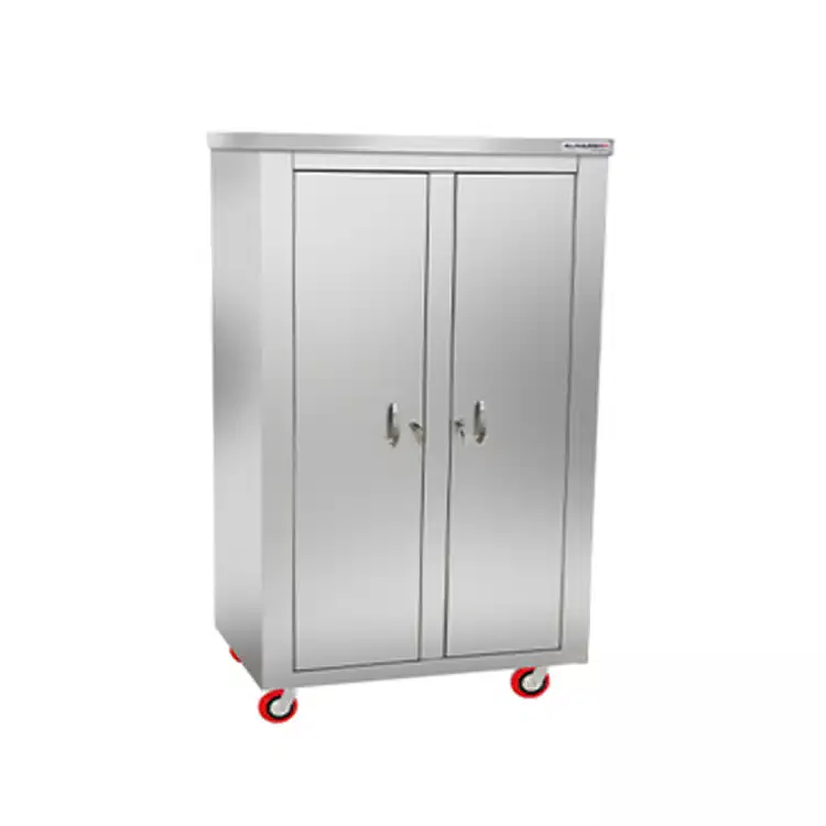 Double Upright Cabinet – Stainless Steel