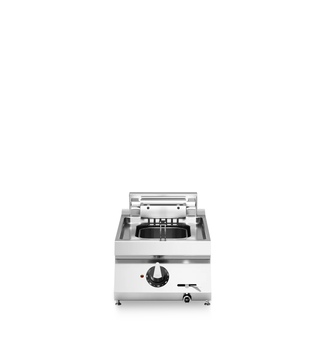 Electric Fryer 10L Stainless Steel with Thermostatic Control and Oil Drain Valve