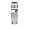 Gas Fryer on Cabinet 13L Stainless Steel Single Tank Made in Italy