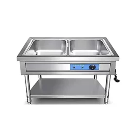 Pan Bain Marie 2 GN With Stand