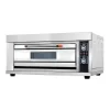 1 Deck 2 Trays Electric Deck Oven SK-20DS with stone