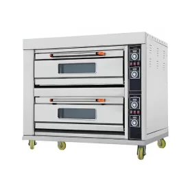 2 Deck 4 Trays Electric Deck Oven SK-40DS with stone