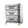 3 Deck 6 Tray Electric Deck Oven SK-60DS with Stone
