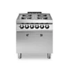 Professional Electric Cooker 4 Round Plates on Oven Stainless Steel with modular design.