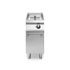 Professional Electric Fryer on Cabinet 17L Stainless Steel with 2mm top and modular Italian design.