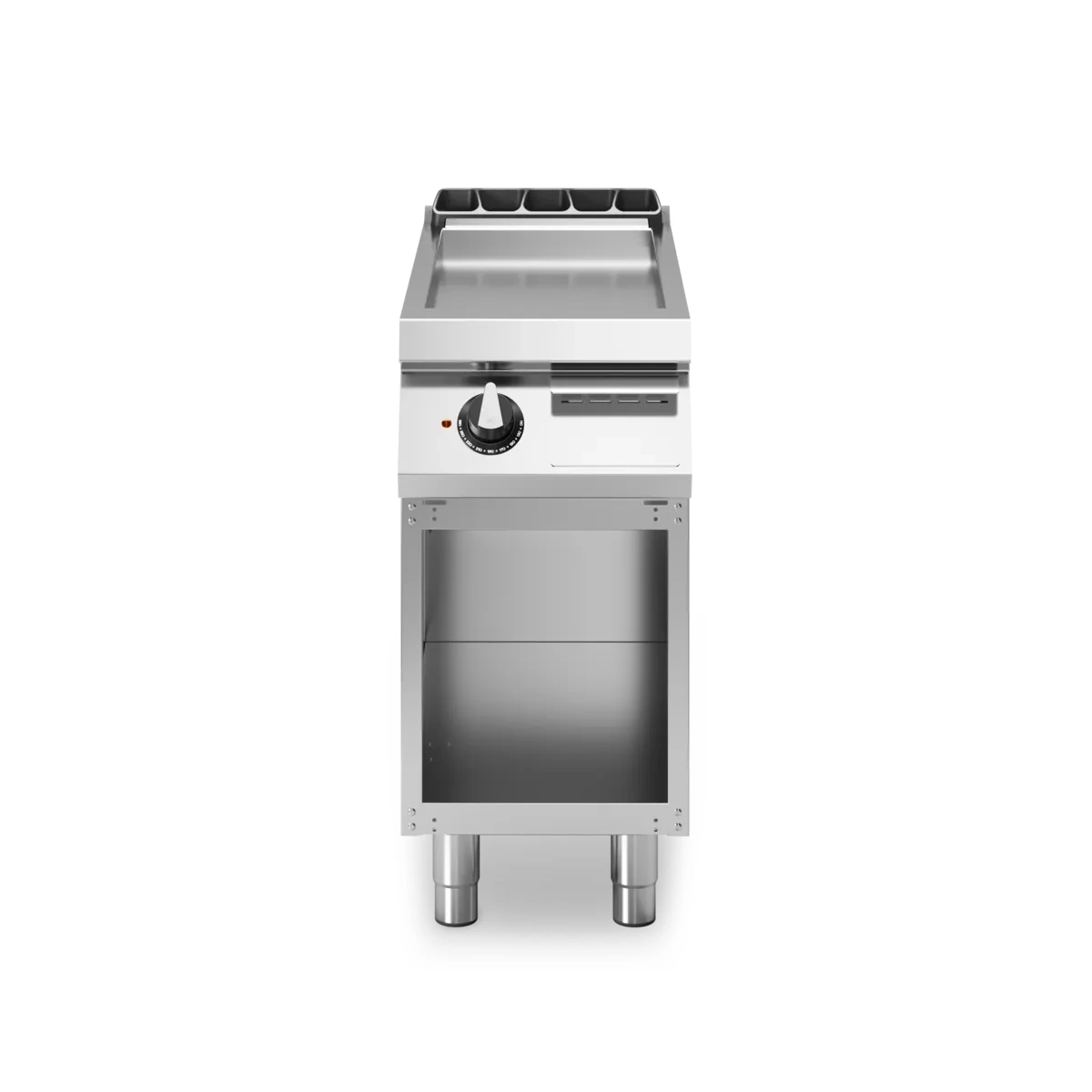 Electric Grill on Open Cabinet Stainless Steel - Modular