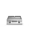 Professional Double-Width Table-Top Electric Grill with Smooth 304 Stainless Steel Plate, 10.8 kW Modular Design.