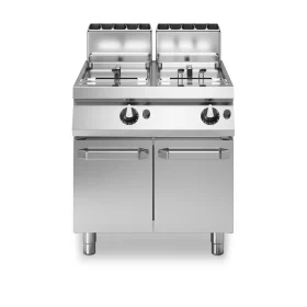 Gas Fryer on Cabinet 13+13L Stainless Steel Modular - Albasha Kitchens